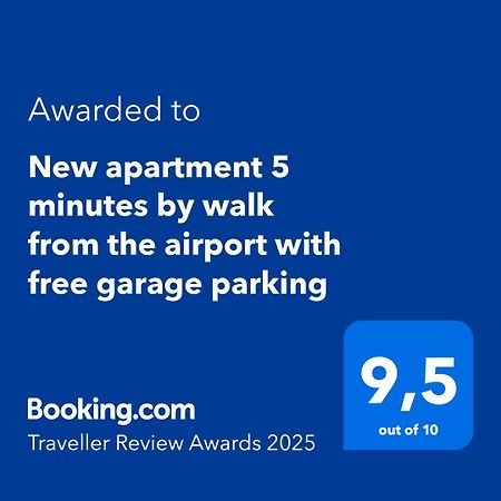 New Air-Conditioned Apartment 5 Minutes By Walk From The Airport With Free Garage Parking Bratislava Buitenkant foto